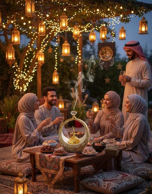 Hanging Golden Dome Showpiece